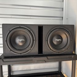 Two 12x Skar SDR - Q Bomb Ported Box