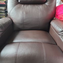 Reclining Brown Electronic  Loveseat
