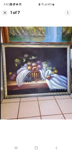 Fruit Painting Extra Large 42x55 Oil On Canvas