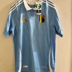 Adidas Belgium 2024 Away Soccer Jersey Player Edition Size XL Slim Fit