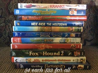 Children/family dvds