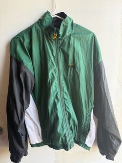Fila vintage style Green Color Block Windbreaker Jacket