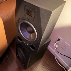 ADAM A8X Studio Monitors Pair | Original Owner | Excellent Condition | Power Cables Included + Optional Studio Add-Ons