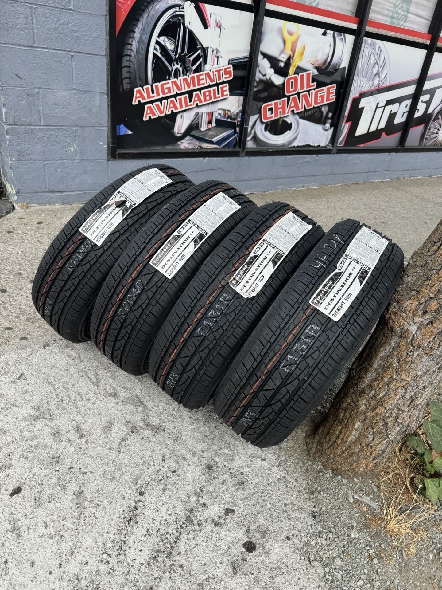 225-65-17 Firestone Tires 150$ Each Get 4 Tires Alignment Free