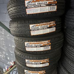 ST 225/75/15 Trailer Tires Free Mount And Balance Montadas Y Balanciadas Gratis