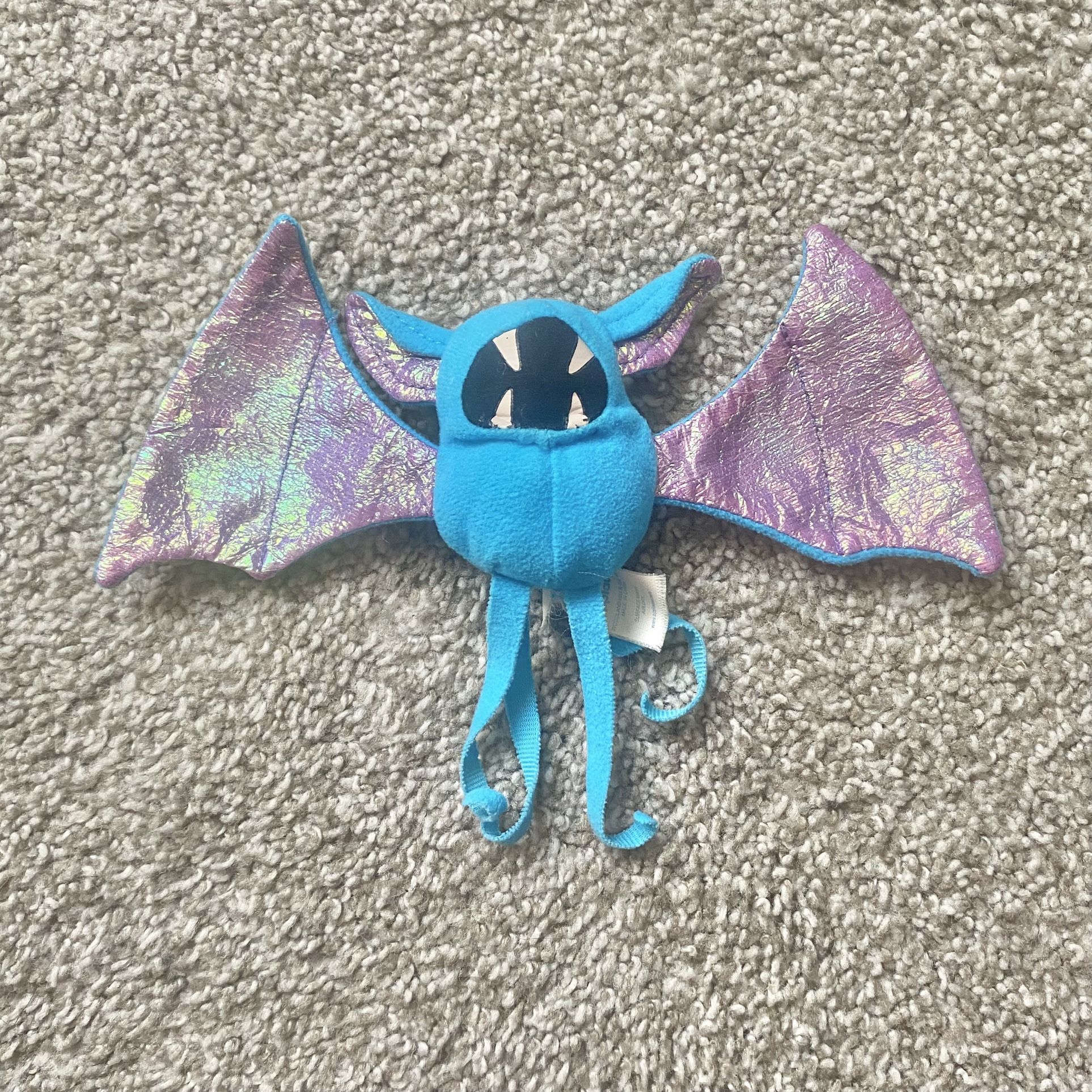 Vintage Pokémon Shiny Wing Zubat 1998 Applause Plush