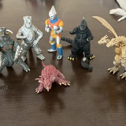 Godzilla Bandai 3 Inch Figures.