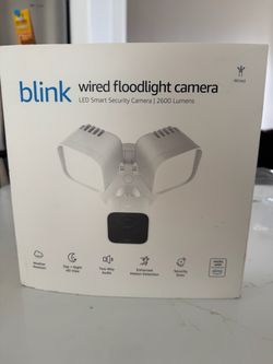 Blink wired floodlight camera 4qty