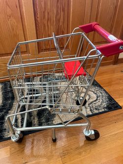Melissa & Doug Toy Shopping Cart with Sturdy Metal Frame