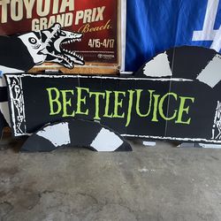 Beetlejuice sign