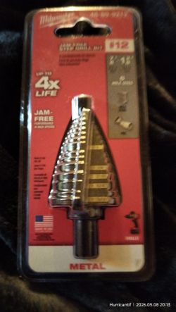 Milwaukee #12 Jam-Free Step Drill Bit
