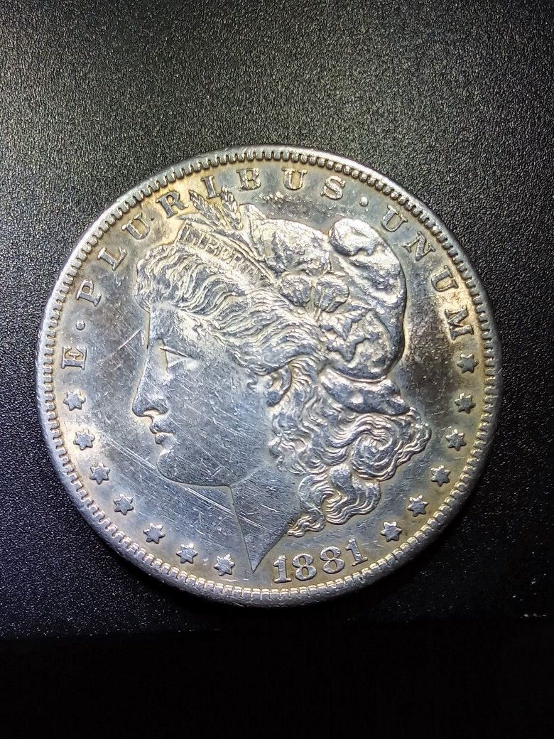 1881.S, MORGAN SILVER DOLLAR