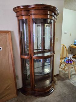 Glass china cabinet