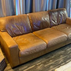 Leather Couch 