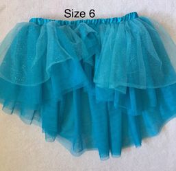 “Disney” Teal blue sparkly tutu