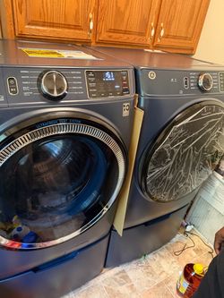 GE Smart Washer and Dryer Set