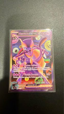 Mewtwo ex Pokémon Card 157/128 Secret Rare