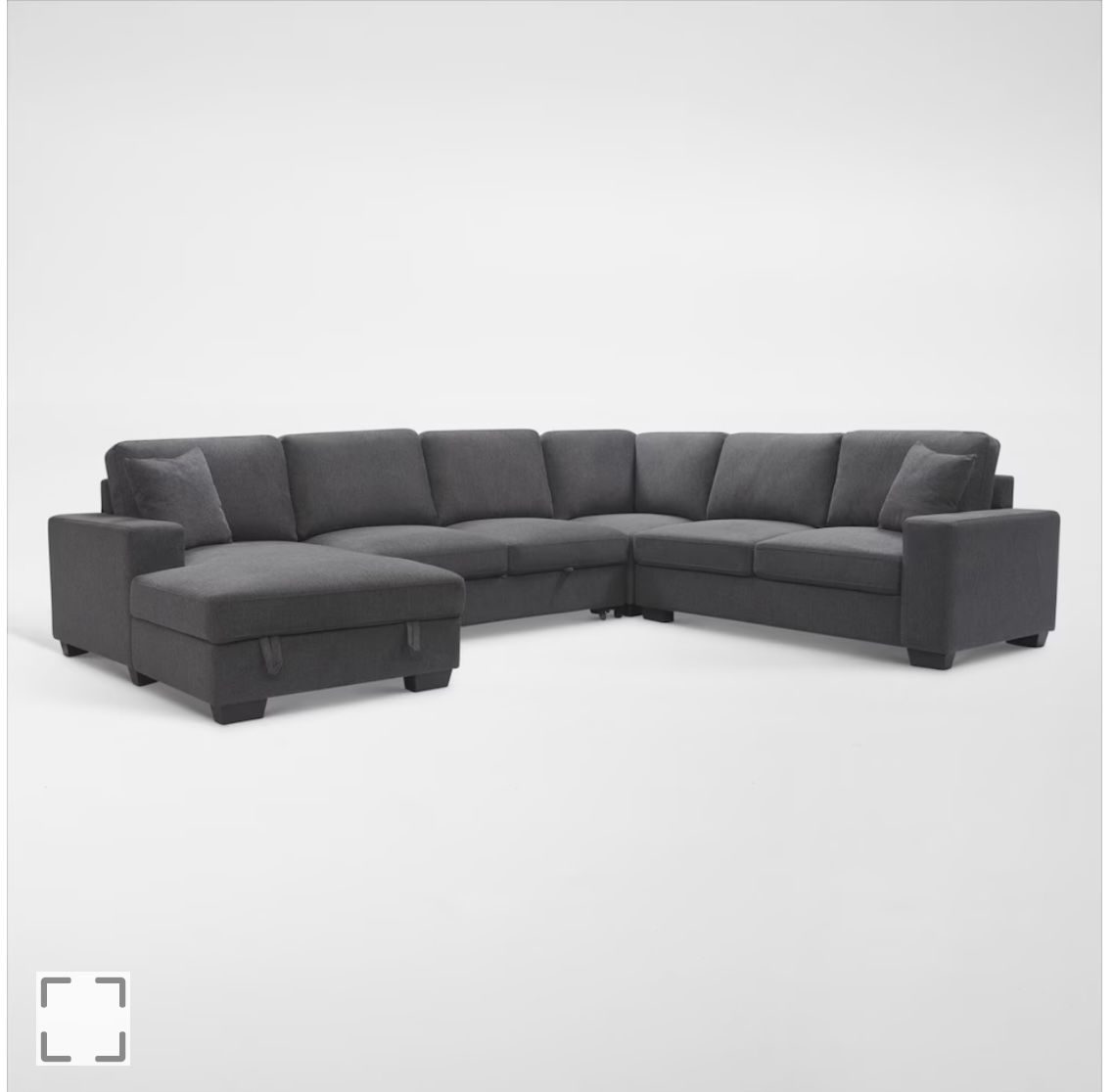 GREY SLEEP SECTIONAL SOFA