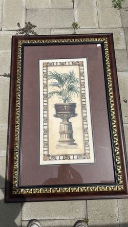 Planted statue painting