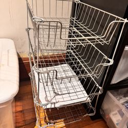 Metal Wired Paper Sorters 7 Baskets 