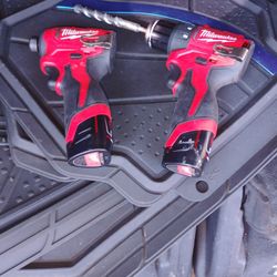 Milwaukee Drill Set Plus Charger Included 