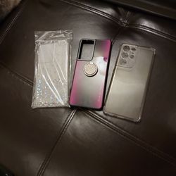 Phone Case for Samsung S21 Ultra, 1 New, 2 Used