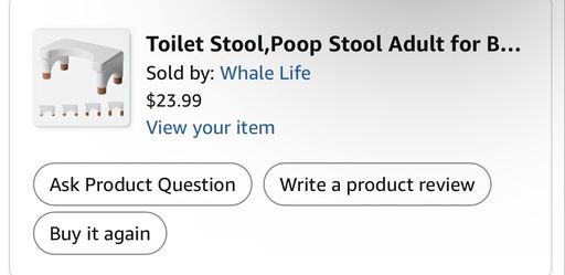 🚽 Toilet Stool AMAZON