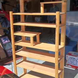 Wood Shelving Unit 