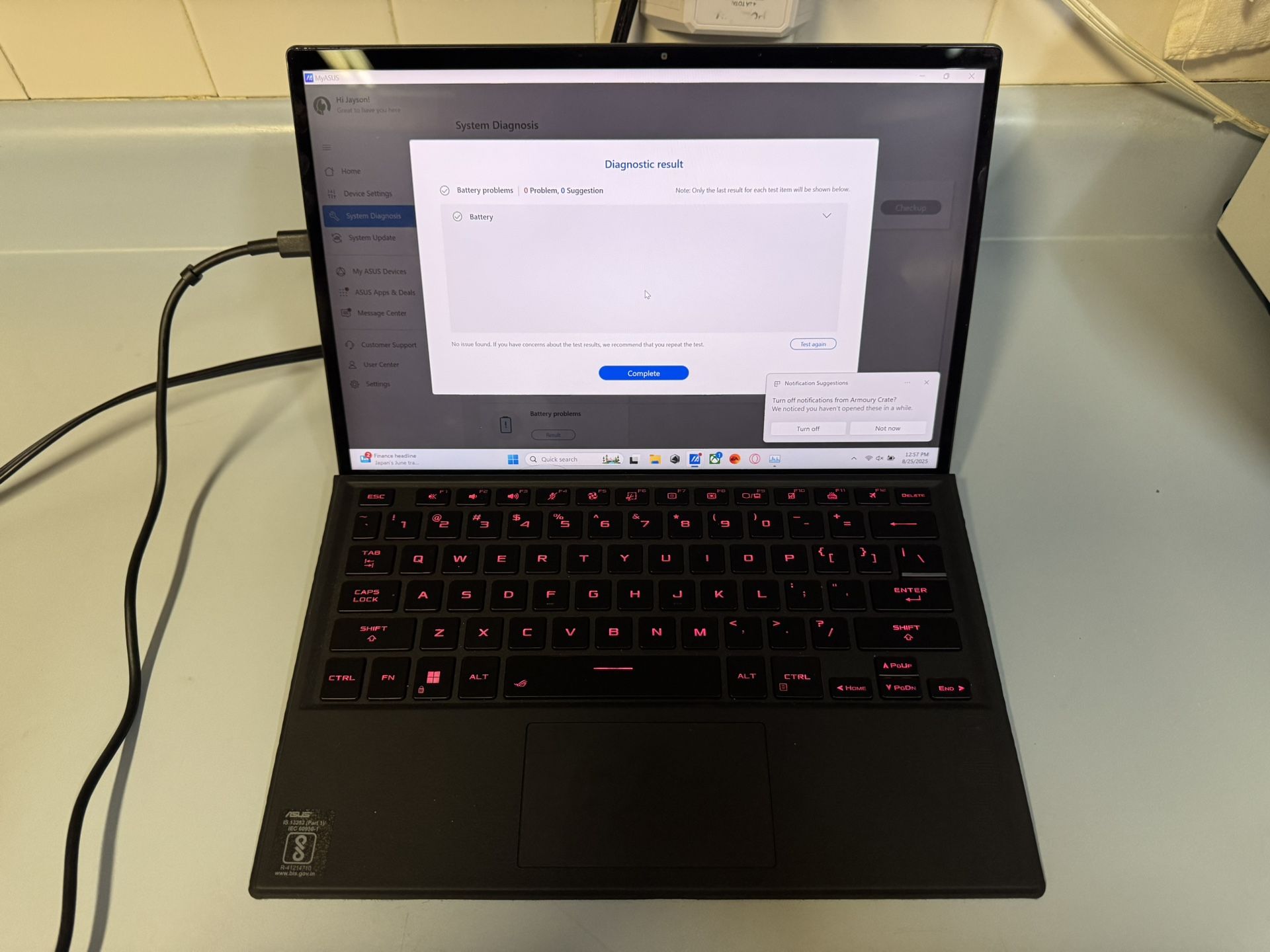 ASUS ROG Flow Z13 Gaming Tablet – i9-12900H RTX 3050 16GB RAM 512GB SSD – Great Condition 