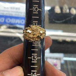 14k 8.7 Nugget Style Ring Size 11.5
