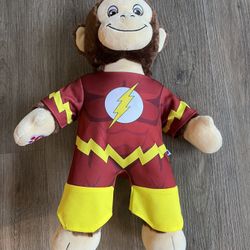 Smiley Monkey  Build A Bear with DC the flas costume . Clean 