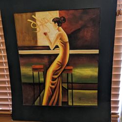 Beautiful Handmade Artwork Of Lady