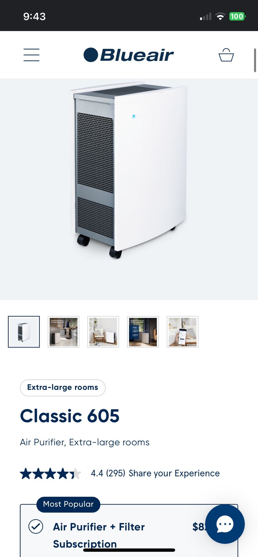 Classic 605 Air Purifier