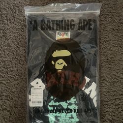 Bape Tee Brand New Glow In The Dark 
