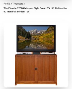 Touchstone Grand Elevate Mission TV Lift Cabinet