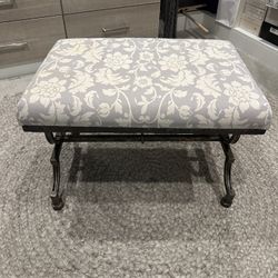Small Fabric Bench/Ottoman 