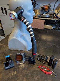GoPro + Underwater Housing + Light + Handle