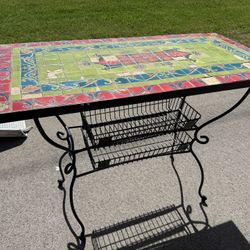 Pier 1 Cast Iron Outdoor Dining Table 