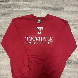 Temple University Ivy sport Crewneck Sweatshirt Size Medium