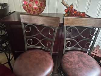Beautiful bar with stools