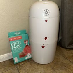 Diaper Trash Can With Bags