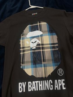 bathing ape shirt medium blue