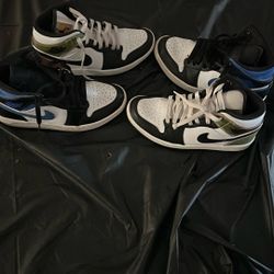 Two pairs Of Jordan 1 Hightops