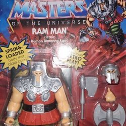 Masters Of The Universe Heman Origins Deluxe Ram Man 