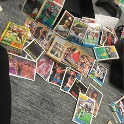 Baseball Basketball Wrestling Football Cards 