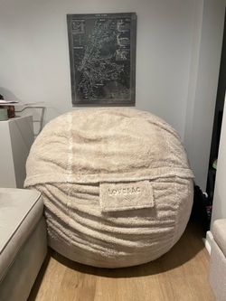 Oversized off white Lovesac