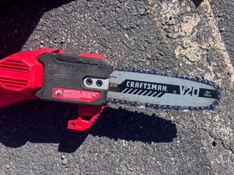 8 ft Craftsman V20 8-Inch Cordless Pruning Chainsaw