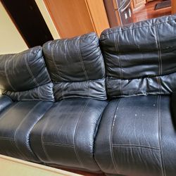 Black Leather Recliner