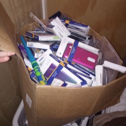 Box Full Of Android Phone Cases 