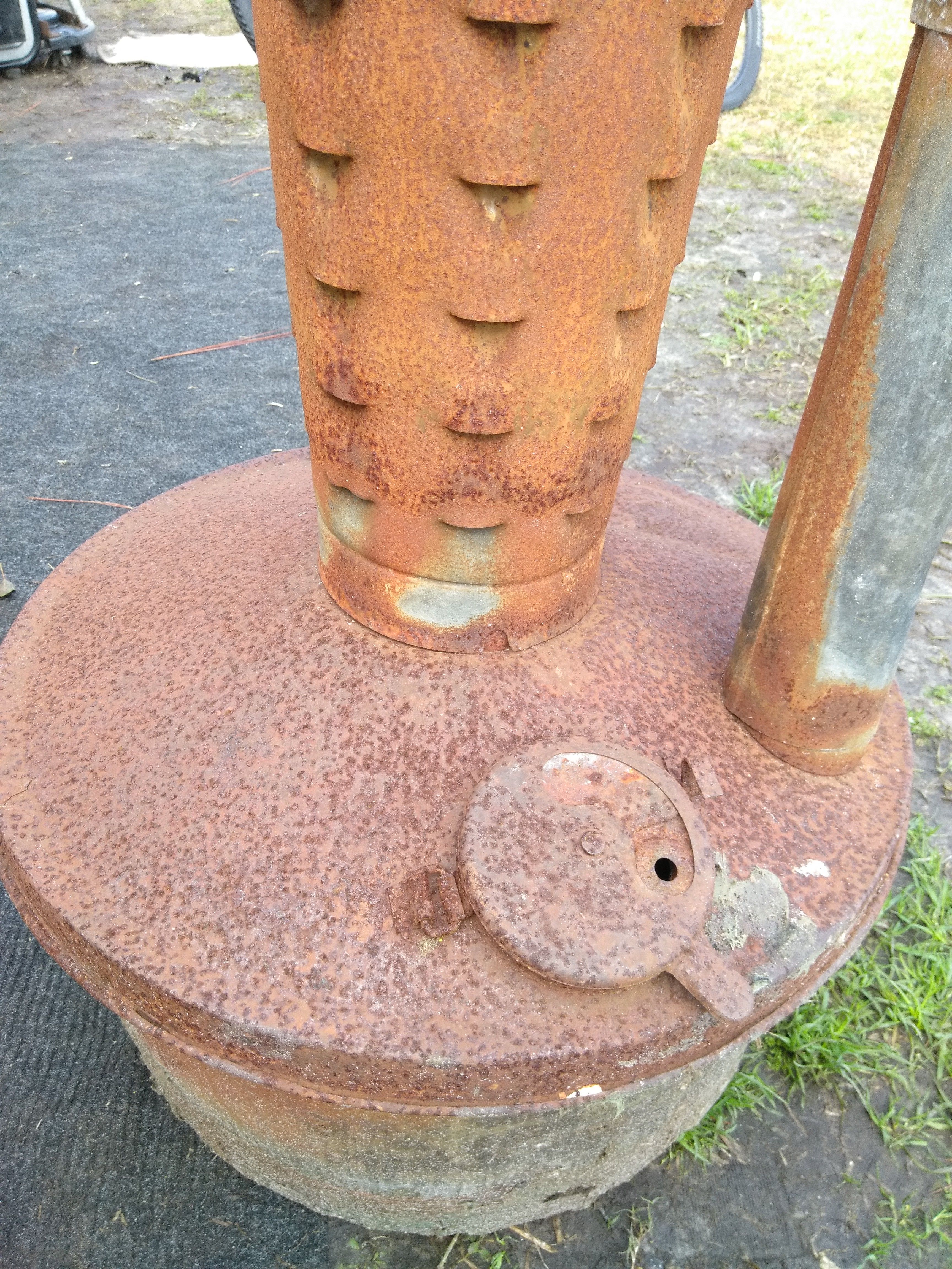 Old antique Orange Grove heater